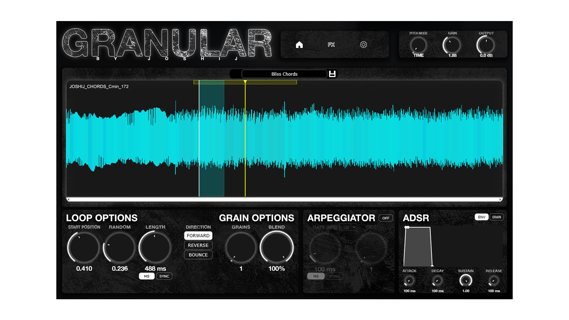 Granular VST Interface